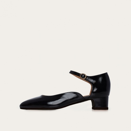 Forte Heels, glossy black